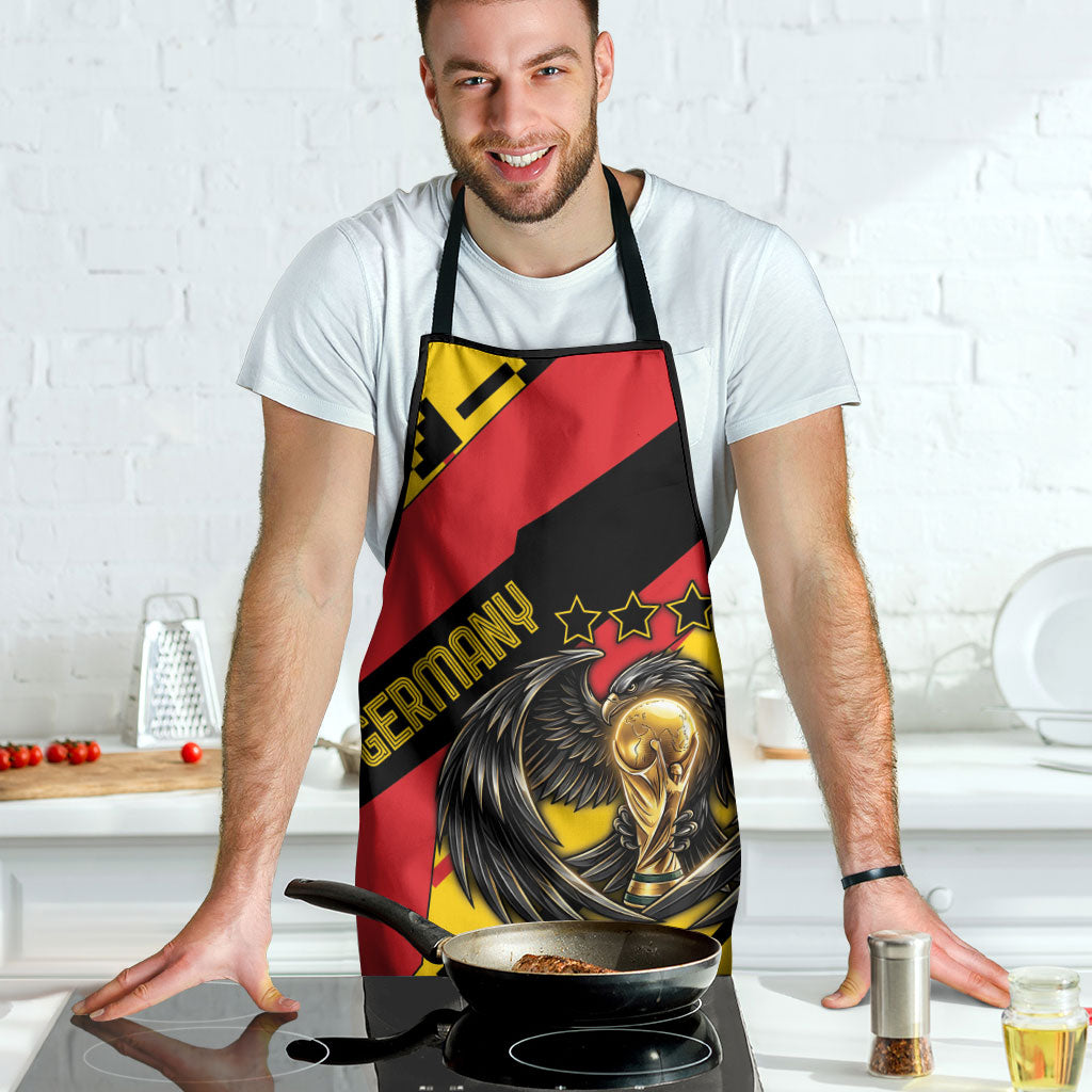 Germany Football Apron Majestic Eagle And Gold Trophy Unique Style