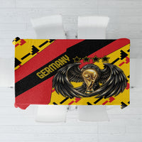 Germany Football Tablecloth Majestic Eagle And Gold Trophy Unique Style