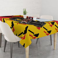 Germany Football Tablecloth Majestic Eagle And Gold Trophy Unique Style