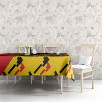 Germany Football Tablecloth Majestic Eagle And Gold Trophy Unique Style