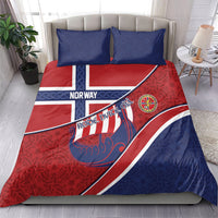 Norway Football Bedding Set Viking Ship Nordic Patterns