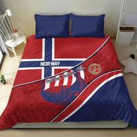 Norway Football Bedding Set Viking Ship Nordic Patterns