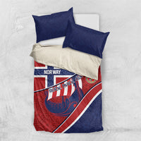 Norway Football Bedding Set Viking Ship Nordic Patterns