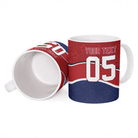 Custom Norway Football Ceramic Mug Viking Ship Nordic Patterns
