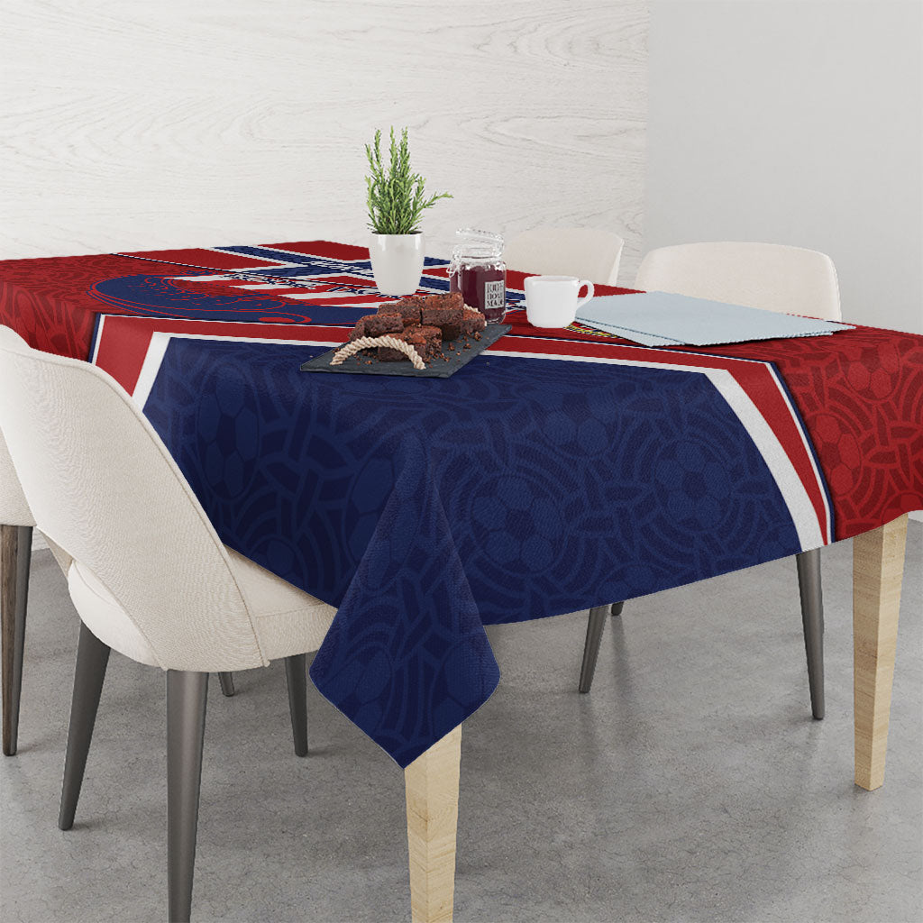 Norway Football Tablecloth Viking Ship Nordic Patterns