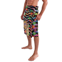 Hippie Lavalava Hand Gesture V With Peace Symbol - Wonder Print Shop