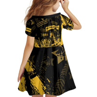 Buffalo Soldiers Kid Short Sleeve Dress Military Urban Retro Style - Wonder Print Shop