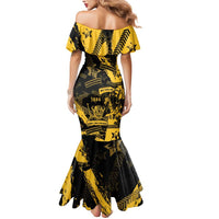 Buffalo Soldiers Mermaid Dress Military Urban Retro Style - Wonder Print Shop