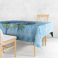 Greece Tablecloth Dolphins And Symbol - Wonder Print Shop
