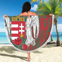 Hungary Beach Blanket Coat Of Arms 1896 - Wonder Print Shop