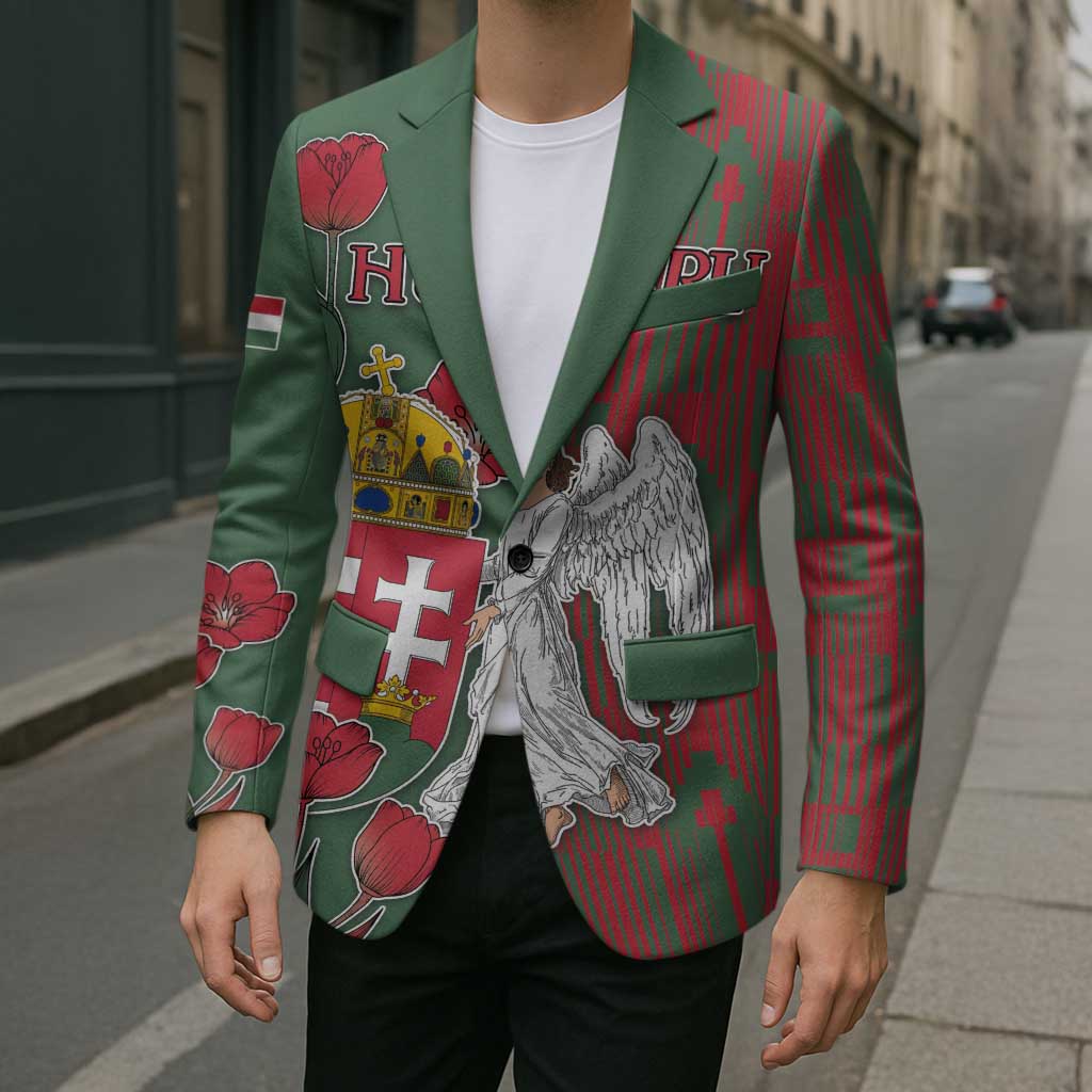 Personalized Hungary Blazer Coat Of Arms 1896 - Wonder Print Shop