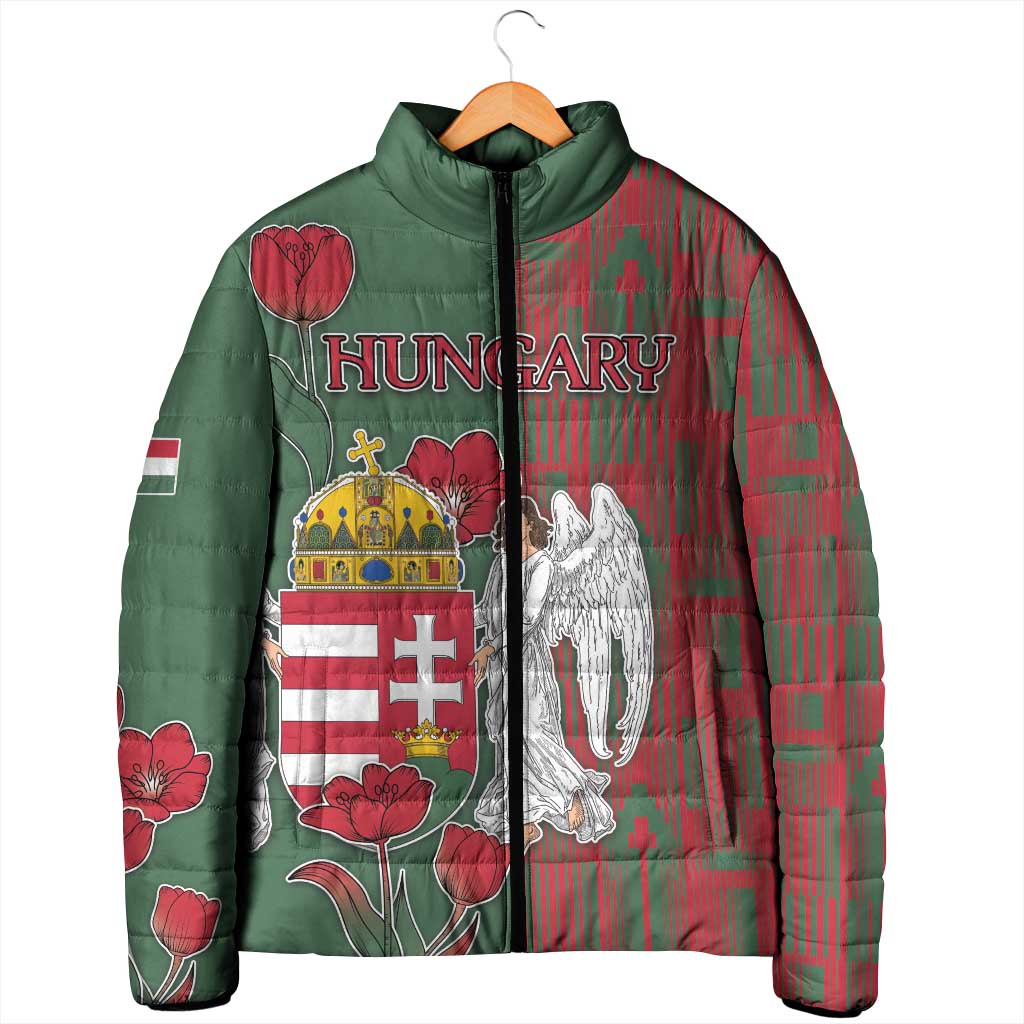 Personalized Hungary Padded Jacket Coat Of Arms 1896 - Wonder Print Shop