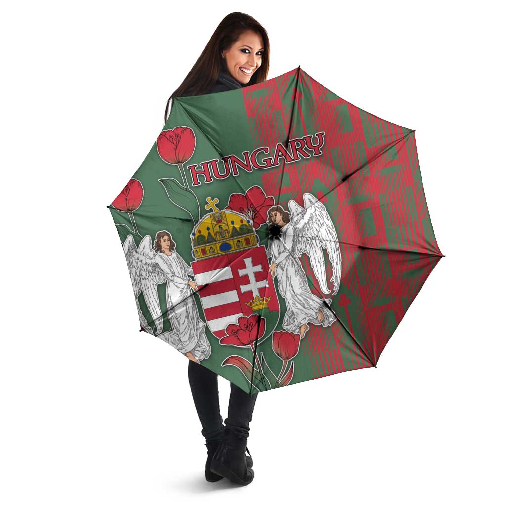 Hungary Umbrella Coat Of Arms 1896 - Wonder Print Shop