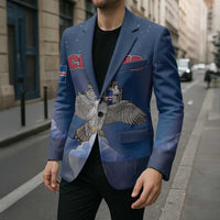Personalized Iceland Blazer The Gyrfalcon With Symbol - Wonder Print Shop