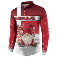 Denmark Christmas Button Sweatshirt Nisse Glaedelig Jul - Wonder Print Shop