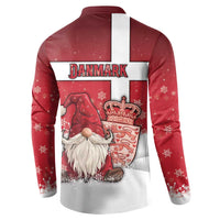 Denmark Christmas Button Sweatshirt Nisse Glaedelig Jul - Wonder Print Shop