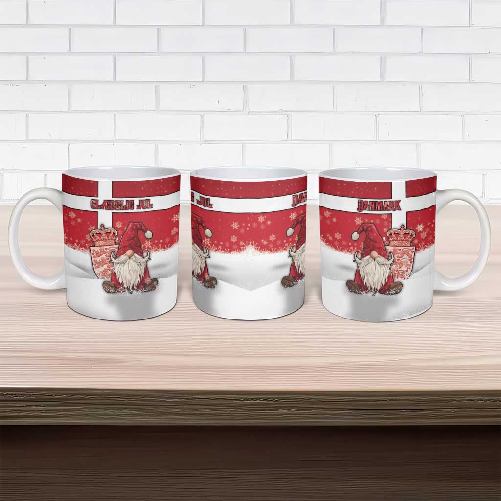 Denmark Christmas Ceramic Mug Nisse Glaedelig Jul - Wonder Print Shop