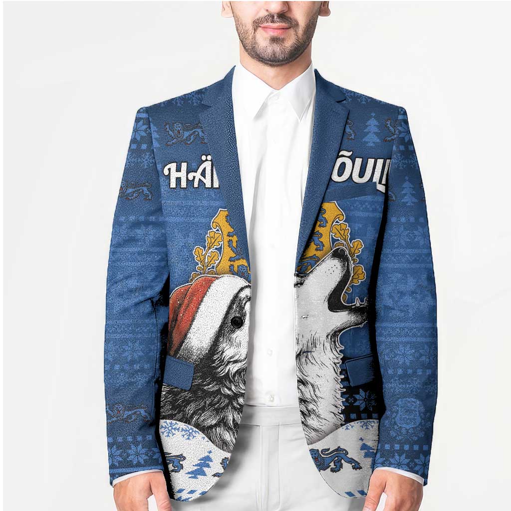 Personalized Estonia Christmas Blazer Haid Joule - Wonder Print Shop