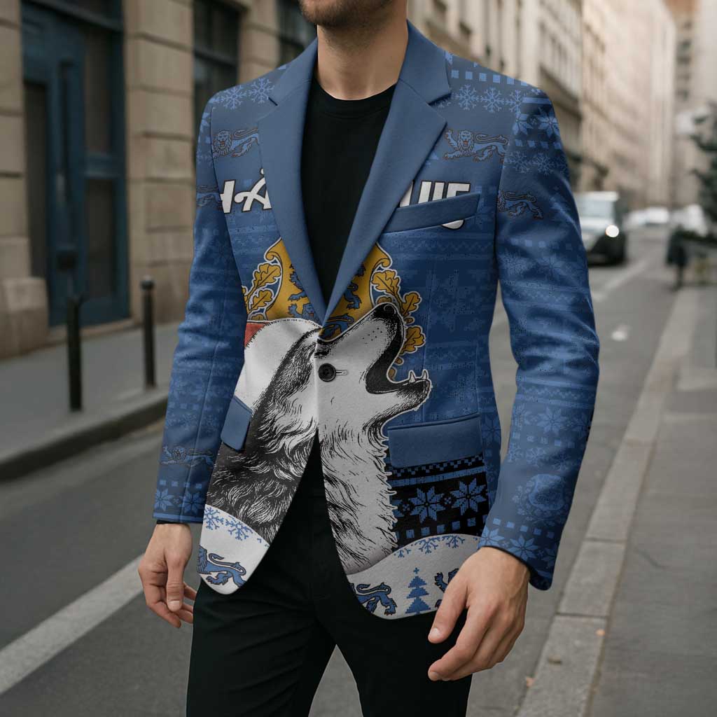 Personalized Estonia Christmas Blazer Haid Joule - Wonder Print Shop