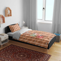 Panda Christmas Bedding Set Ho Ho Ho Caramel Pattern - Wonder Print Shop