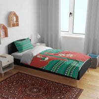 Western Yoke Bedding Set Merry Duckmas Funny Style - Wonder Print Shop