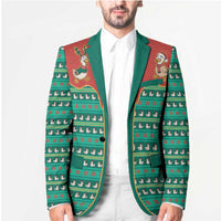 Western Yoke Blazer Merry Duckmas Funny Style - Wonder Print Shop