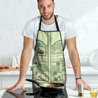 Western Yoke Apron Frog Christmas Cute Style - Wonder Print Shop