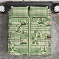 Western Yoke Bedding Set Frog Christmas Cute Style - Wonder Print Shop
