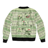 Western Yoke Bomber Jacket Frog Christmas Cute Style - Wonder Print Shop