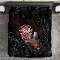 Serbian Empire Bedding Set Knight With Emblem Double Eagle - Wonder Print Shop