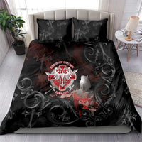 Serbian Empire Bedding Set Knight With Emblem Double Eagle - Wonder Print Shop