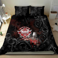 Serbian Empire Bedding Set Knight With Emblem Double Eagle - Wonder Print Shop