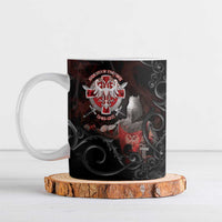 Serbian Empire Ceramic Mug Knight With Emblem Double Eagle - Wonder Print Shop