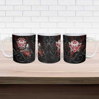 Serbian Empire Ceramic Mug Knight With Emblem Double Eagle - Wonder Print Shop