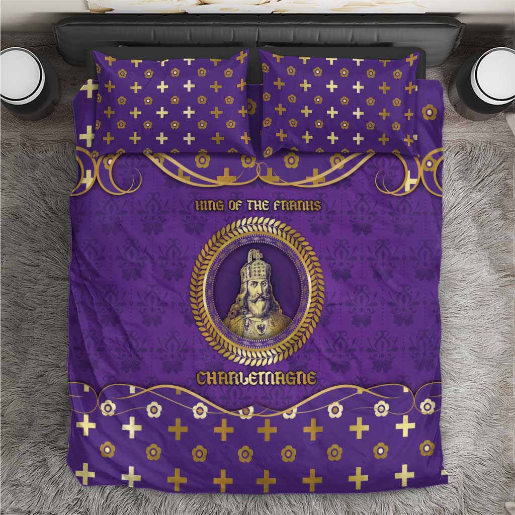 Carolingian Empire Bedding Set Charlemagne King Of The Franks - Wonder Print Shop