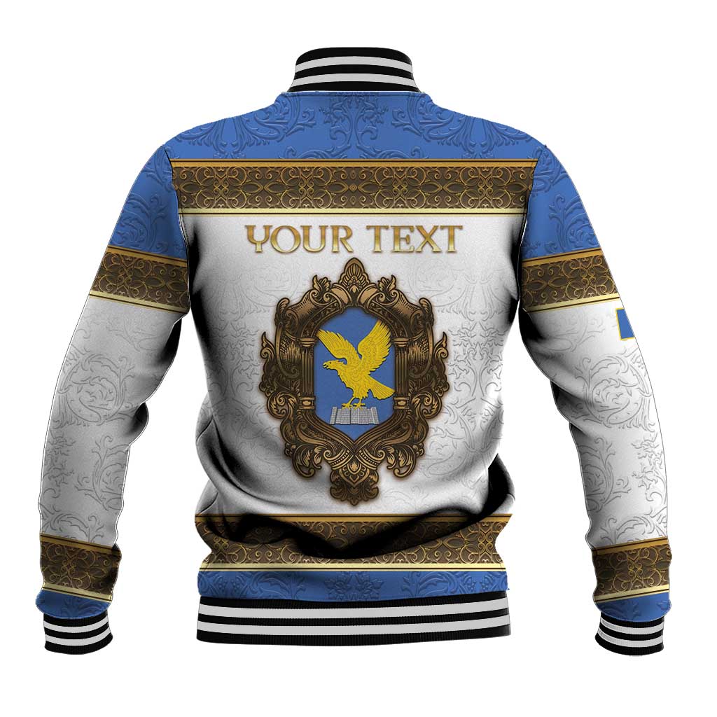 Personalized Italy Friuli-Venezia Giulia Baseball Jacket Golden Eagle With Baroque Patterns