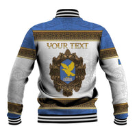 Personalized Italy Friuli-Venezia Giulia Baseball Jacket Golden Eagle With Baroque Patterns