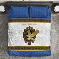 Italy Friuli-Venezia Giulia Bedding Set Golden Eagle With Baroque Patterns