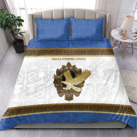 Italy Friuli-Venezia Giulia Bedding Set Golden Eagle With Baroque Patterns