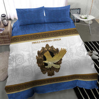 Italy Friuli-Venezia Giulia Bedding Set Golden Eagle With Baroque Patterns