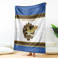 Italy Friuli-Venezia Giulia Blanket Golden Eagle With Baroque Patterns