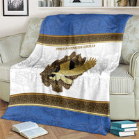 Italy Friuli-Venezia Giulia Blanket Golden Eagle With Baroque Patterns