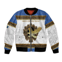 Personalized Italy Friuli-Venezia Giulia Bomber Jacket Golden Eagle With Baroque Patterns