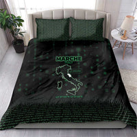 Italy Marche Bedding Set Map And Coordinates Code