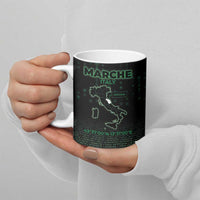 Personalized Italy Marche Ceramic Mug Map And Coordinates Code
