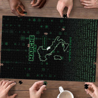 Italy Marche Puzzle Map And Coordinates Code
