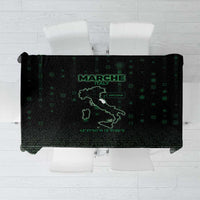 Italy Marche Tablecloth Map And Coordinates Code