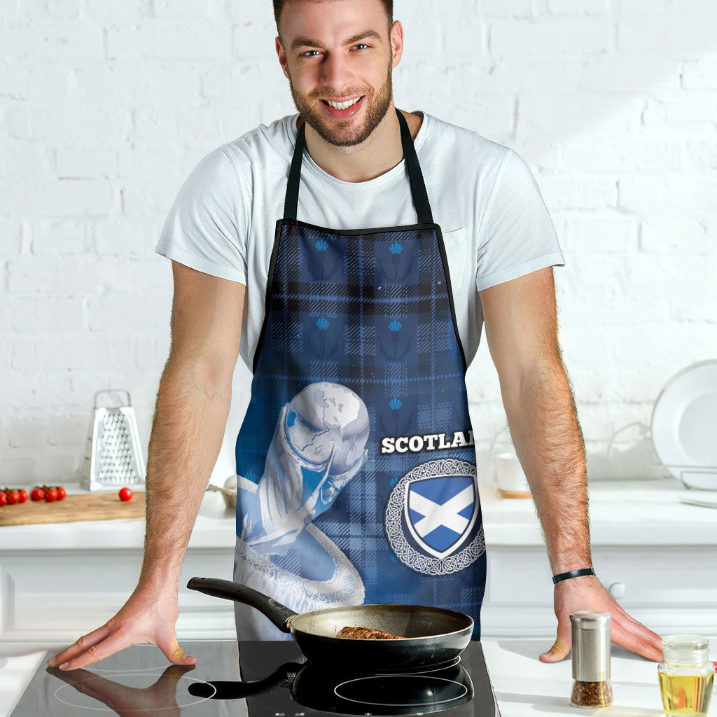 Scotland Football Apron Ice Hole Celtic Thistle Tartan Flower Patterns