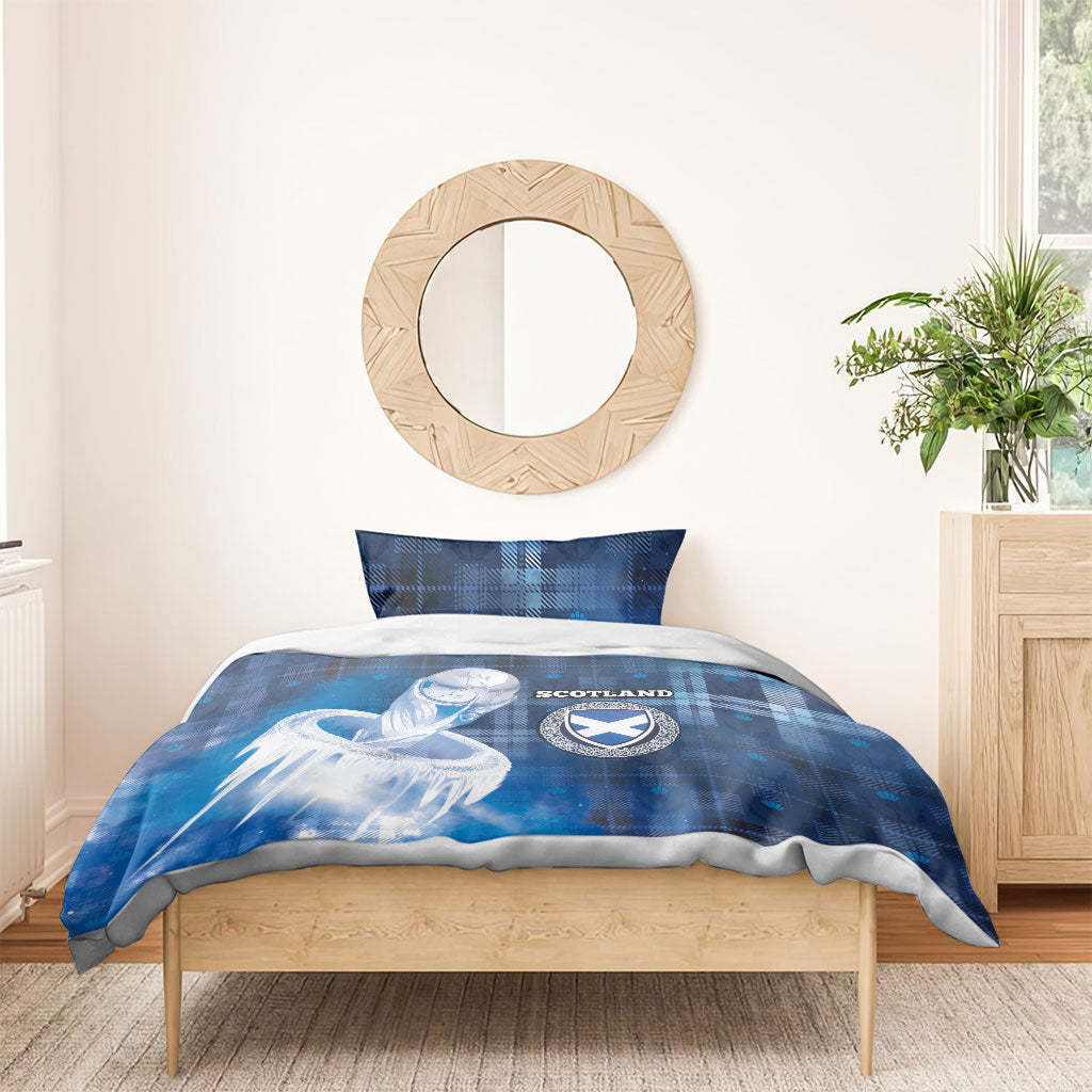 Scotland Football Bedding Set Ice Hole Celtic Thistle Tartan Flower Patterns