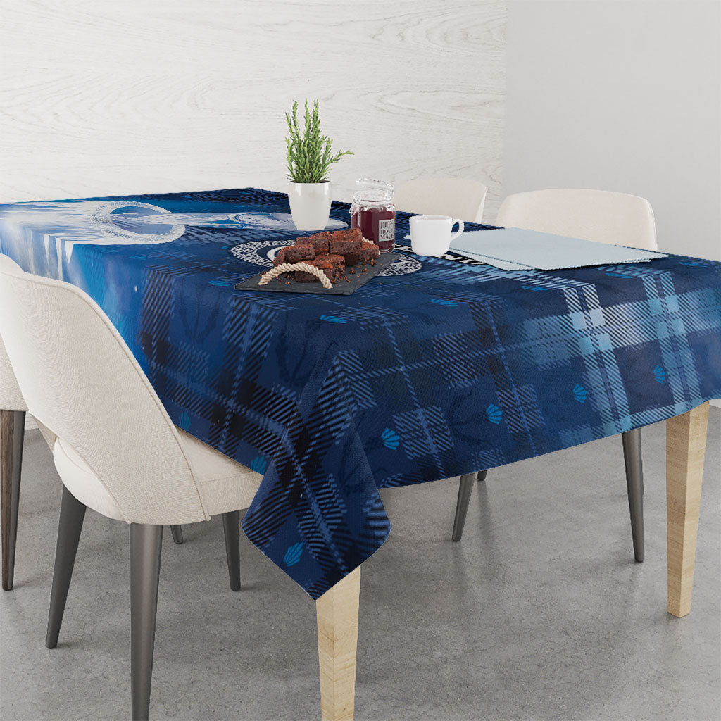 Scotland Football Tablecloth Ice Hole Celtic Thistle Tartan Flower Patterns